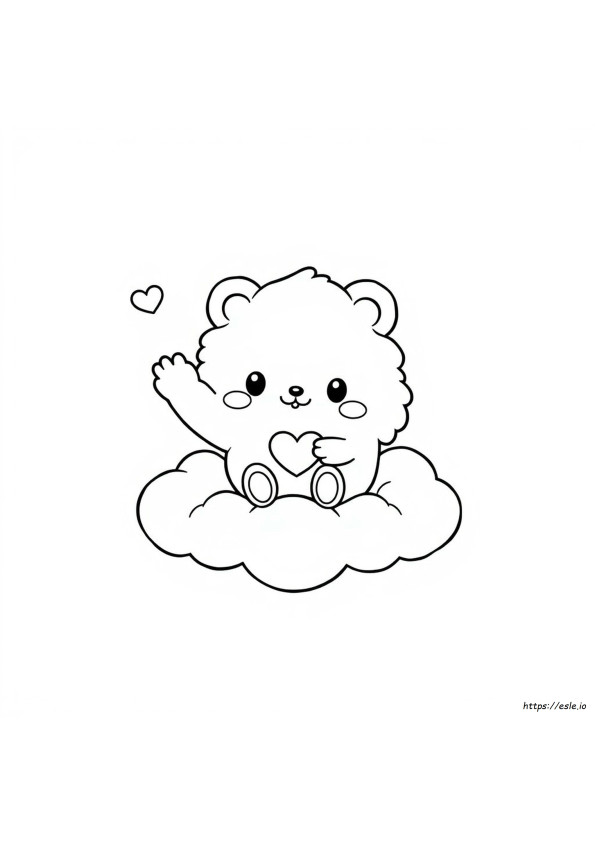 Słodki Pompompurin Pom Pom Purin Kolorowanka