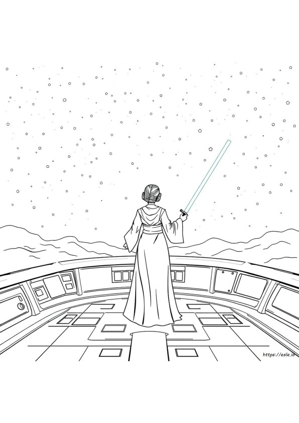 Leia Kleurplaten