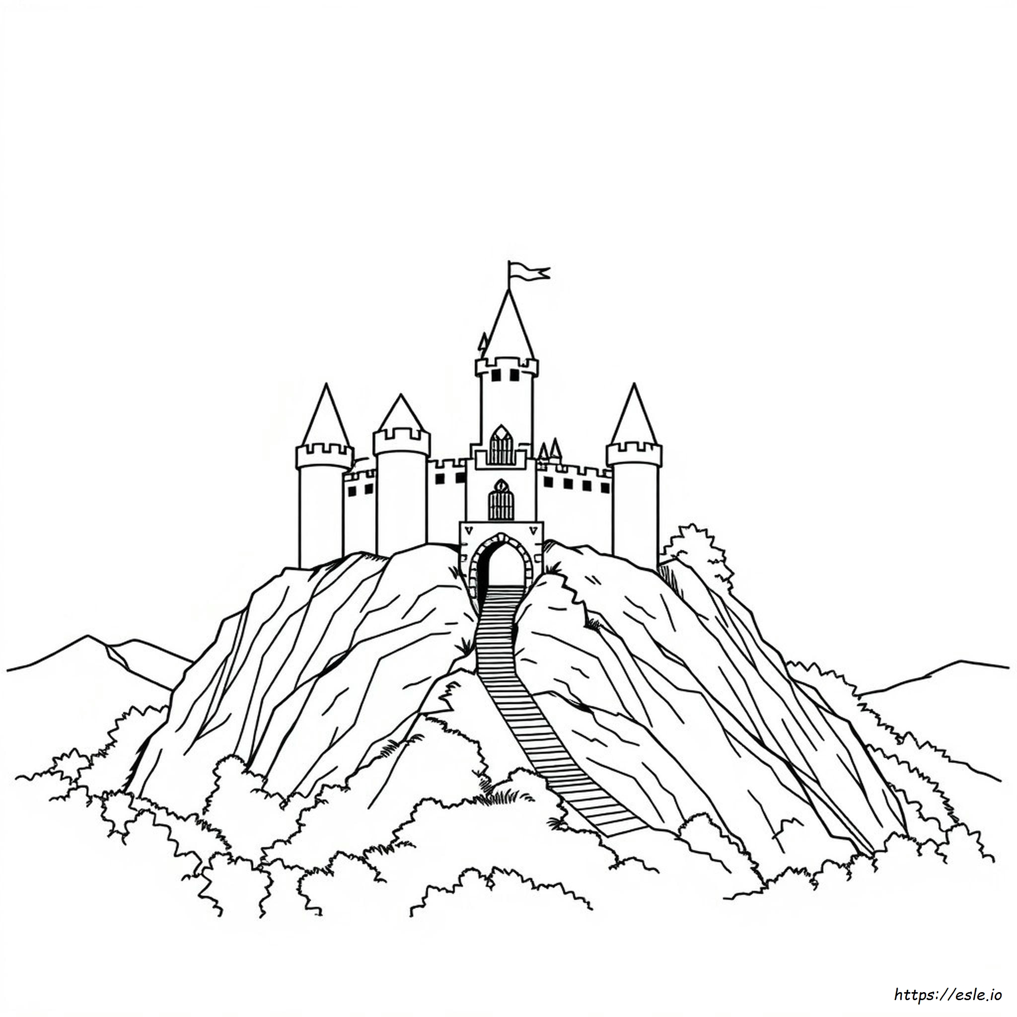 Free Castle Colouring Pages