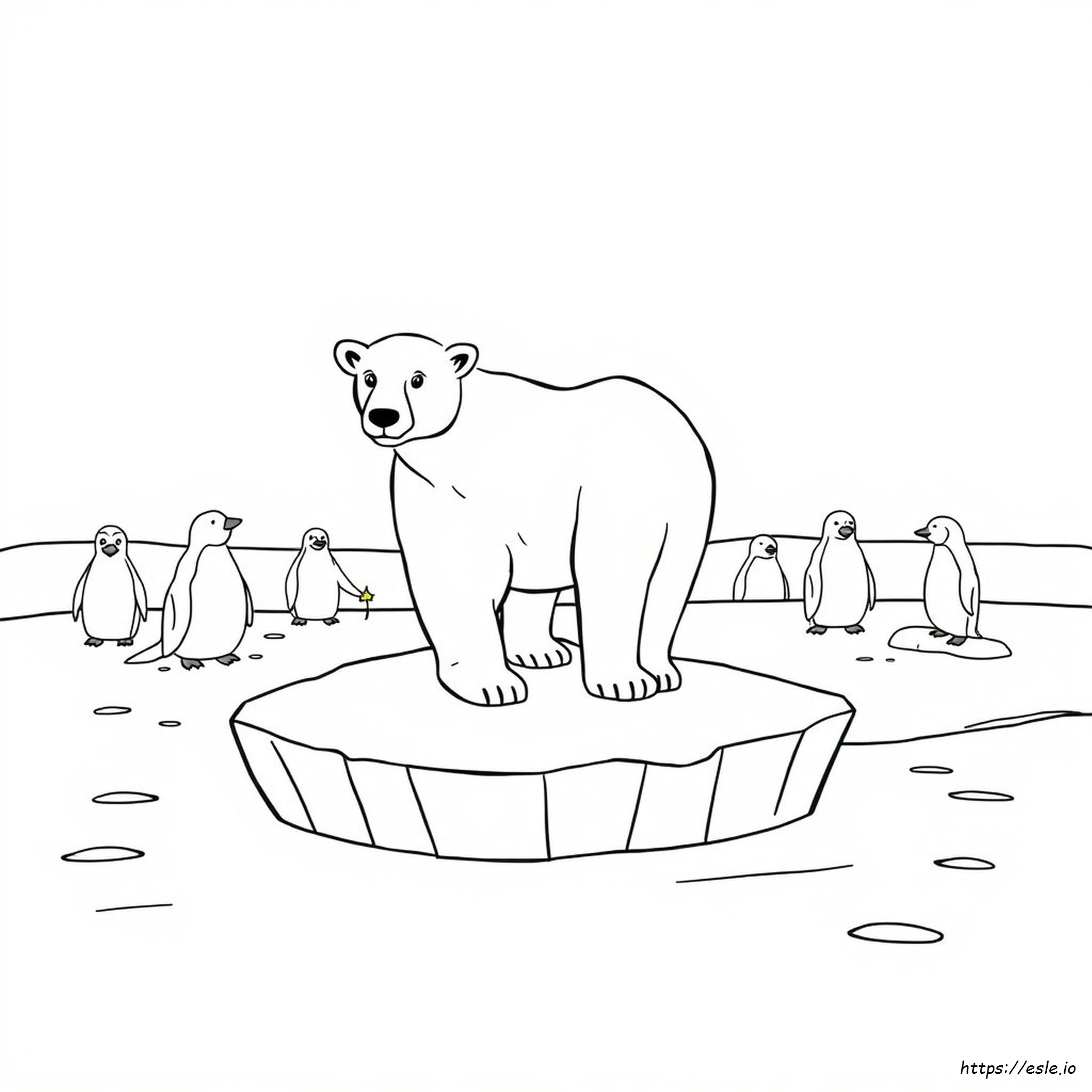 Printable Arctic Coloring Pages