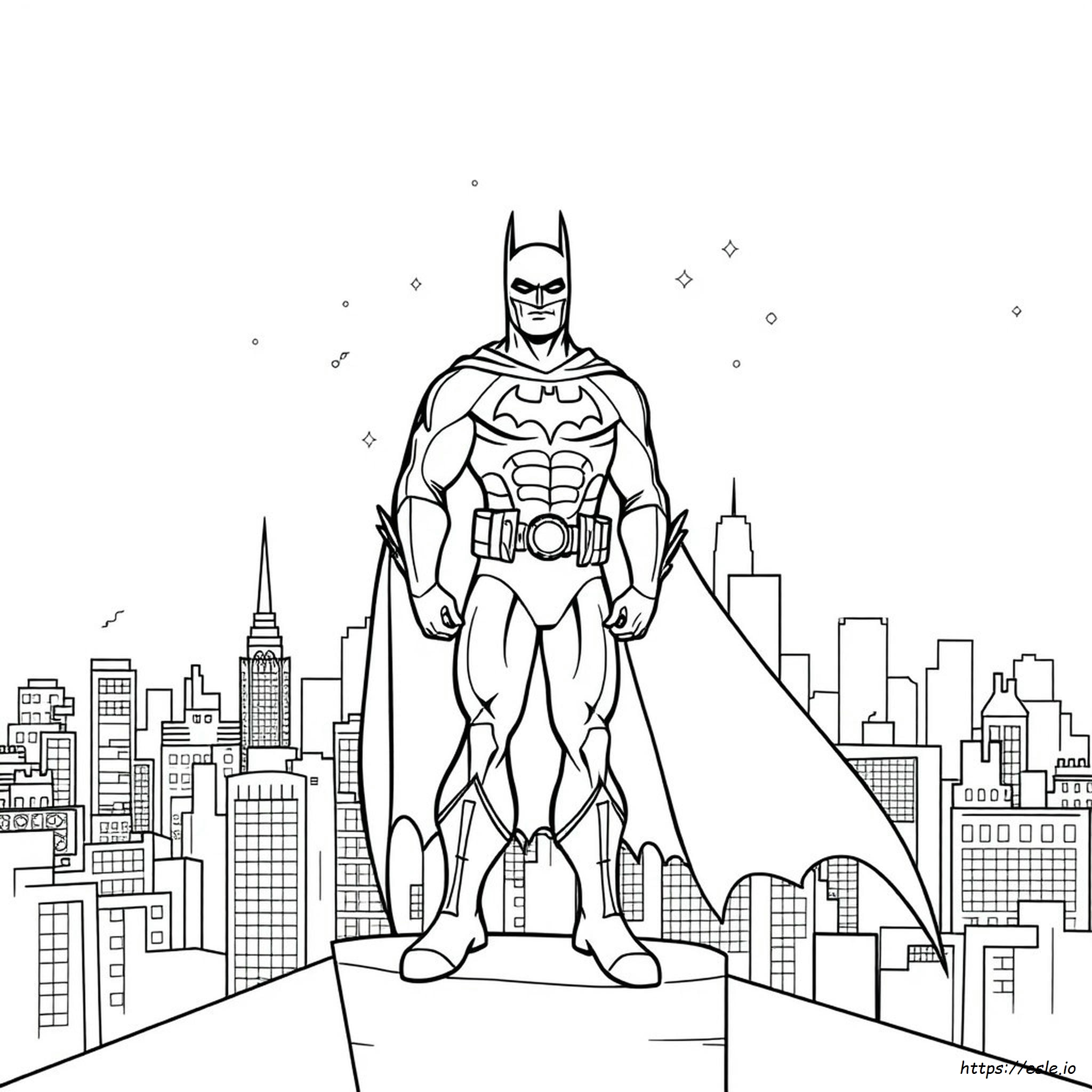 Batman Colouring Picture