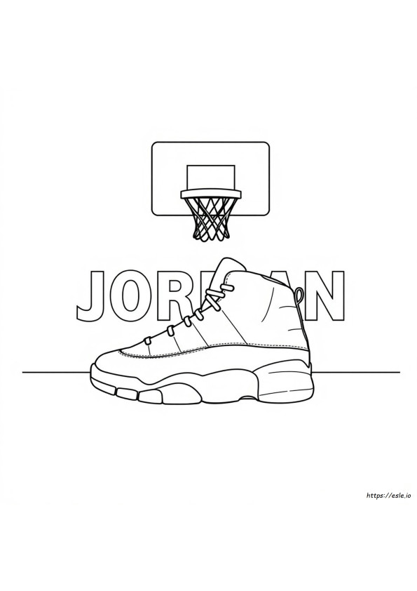 Kolorowanka Jordan 12