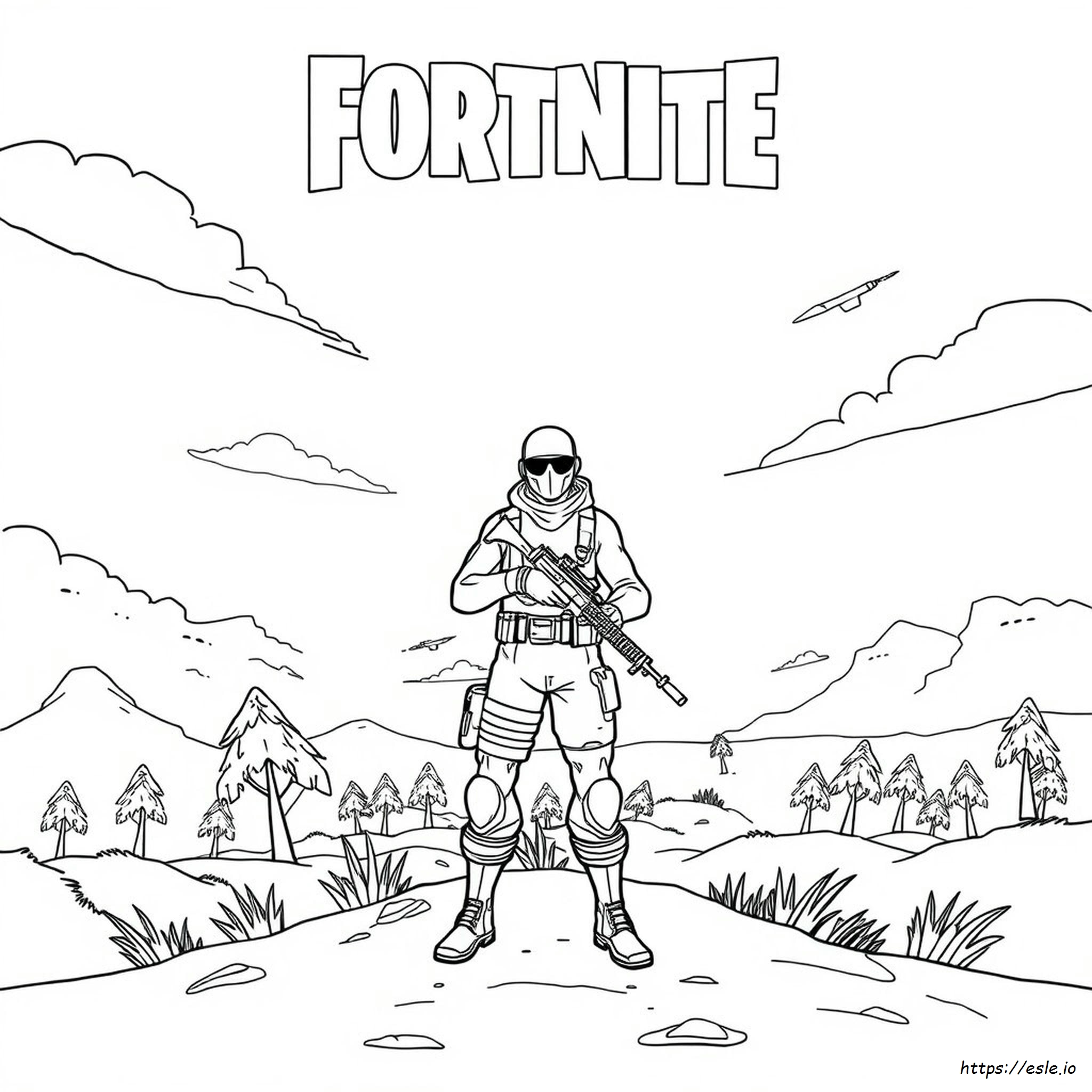 Fortnite Kleurplaten Hoofdstuk 5 Seizoen 4 kleurplaat
