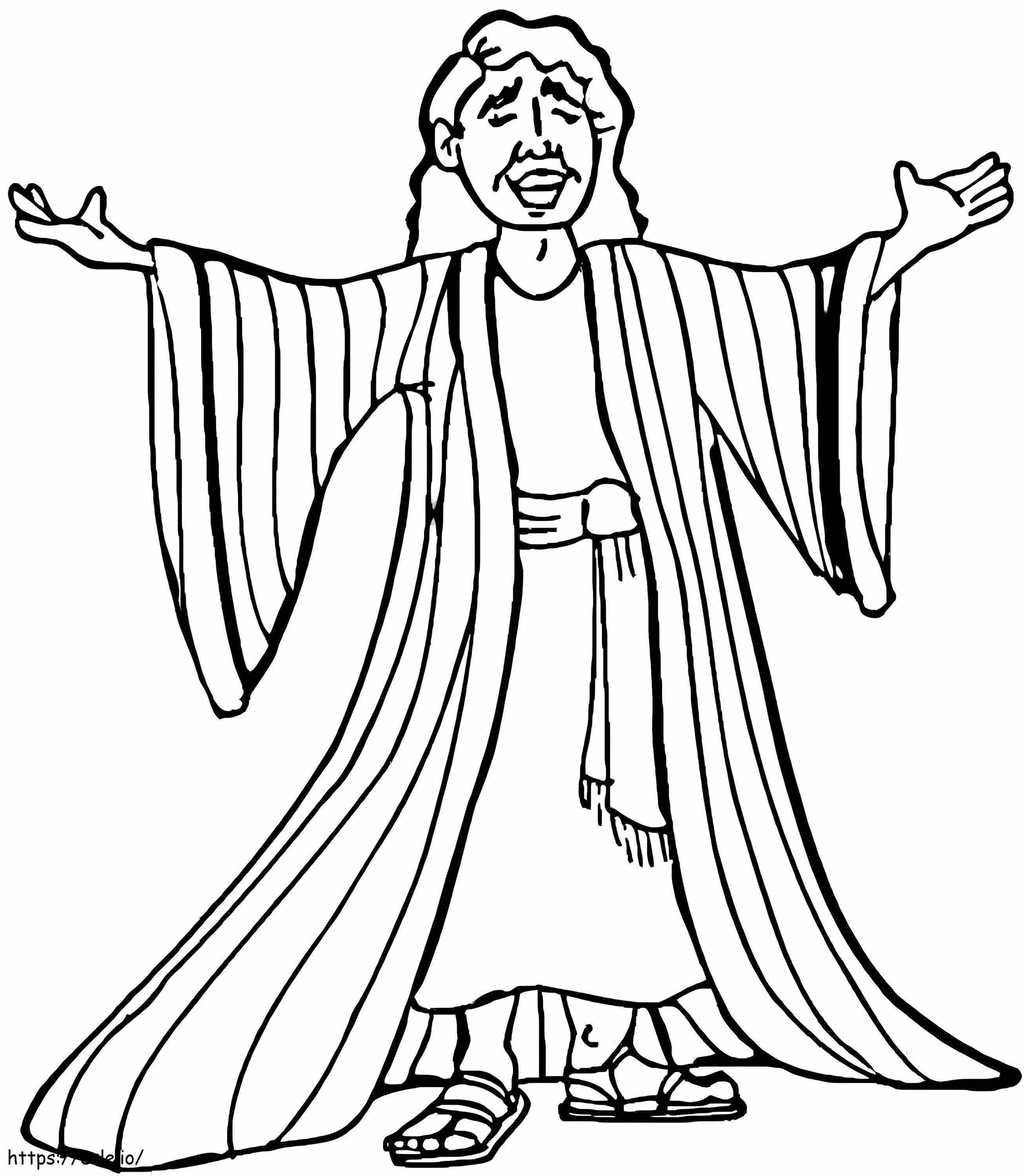 Joseph Many Colored Coat coloring page
