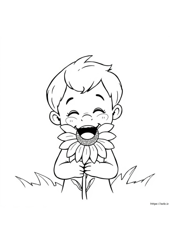 Coloriage Sourire