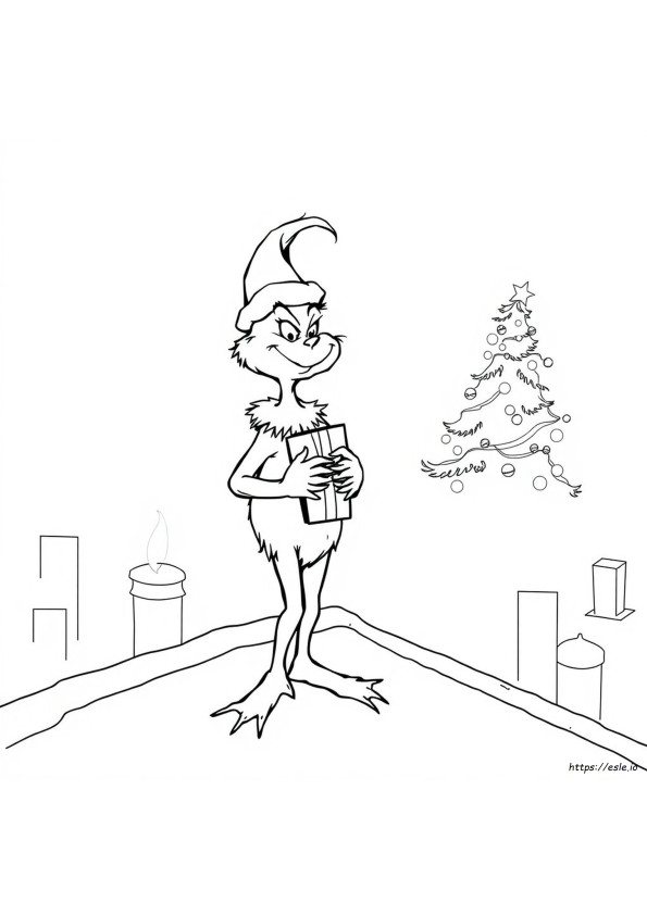 The Grinch Coloring Picture