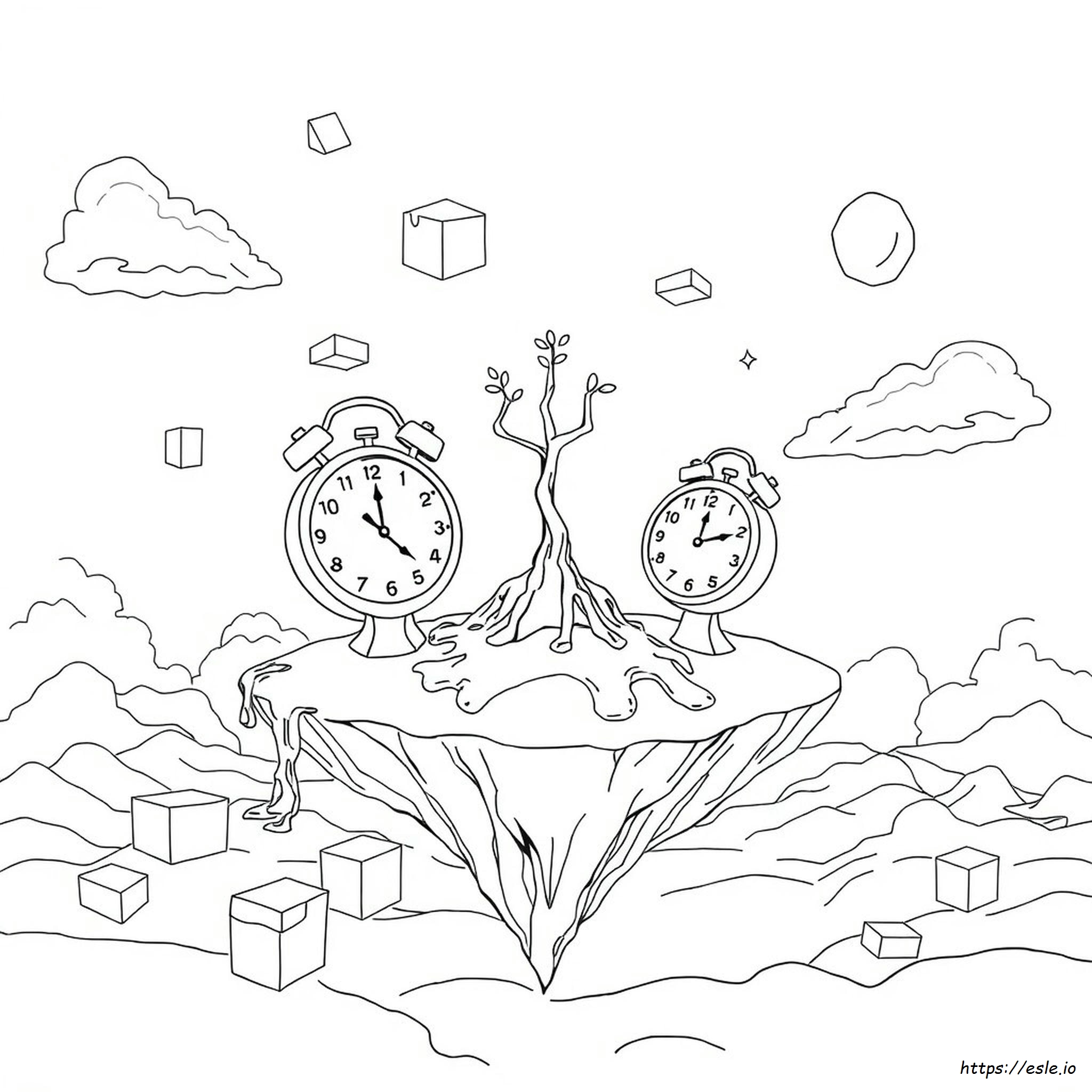 Surrealism Coloring Pages
