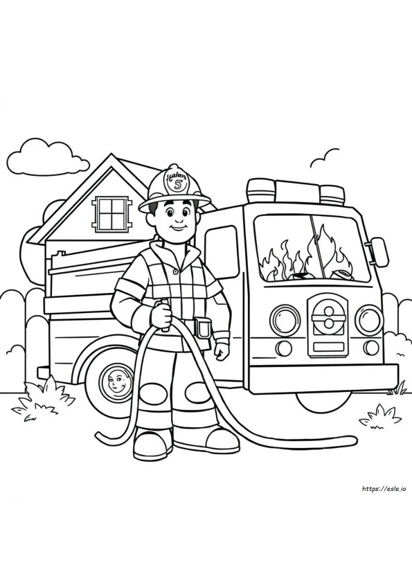 Feuerwehrmann Sam Ausmalbilder Zum Ausdrucken