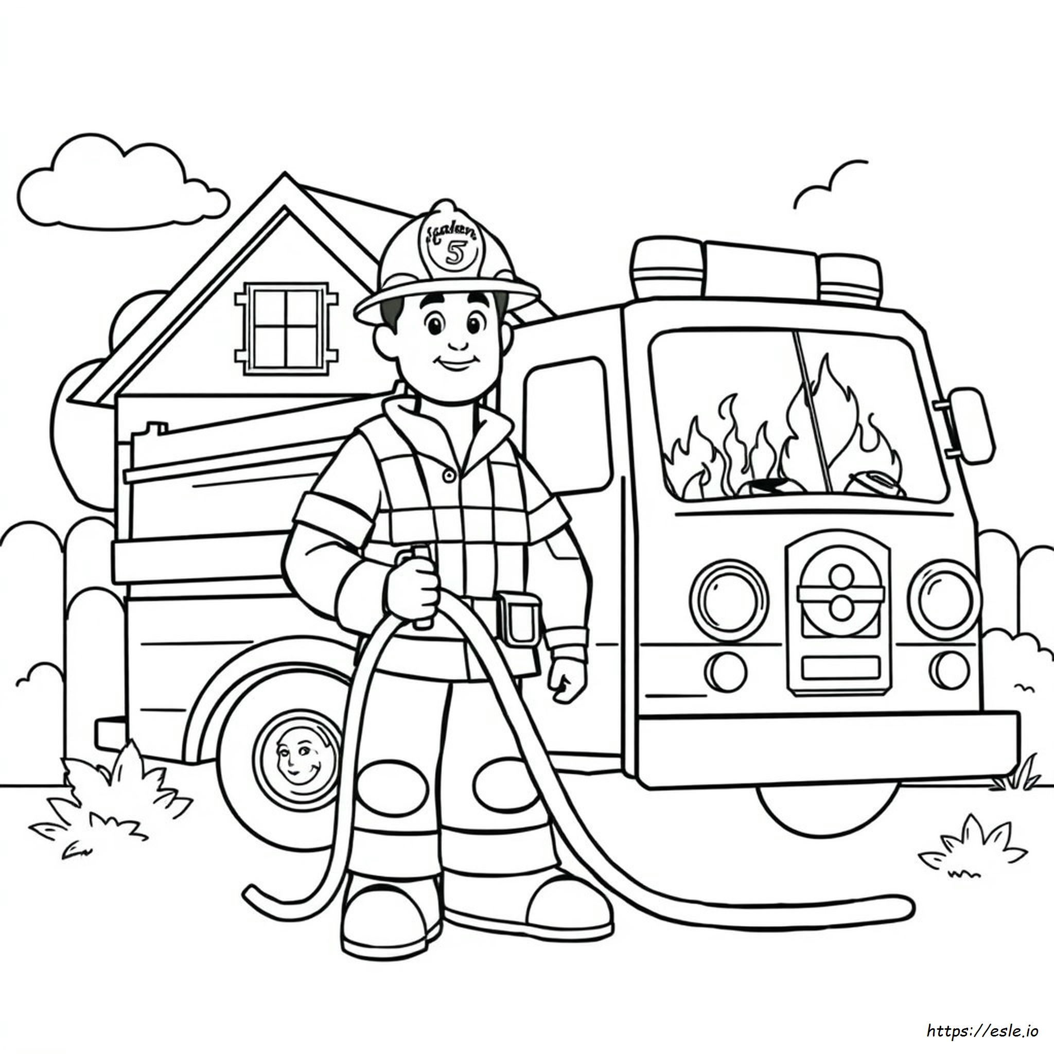 Feuerwehrmann Sam Ausmalbilder Zum Ausdrucken