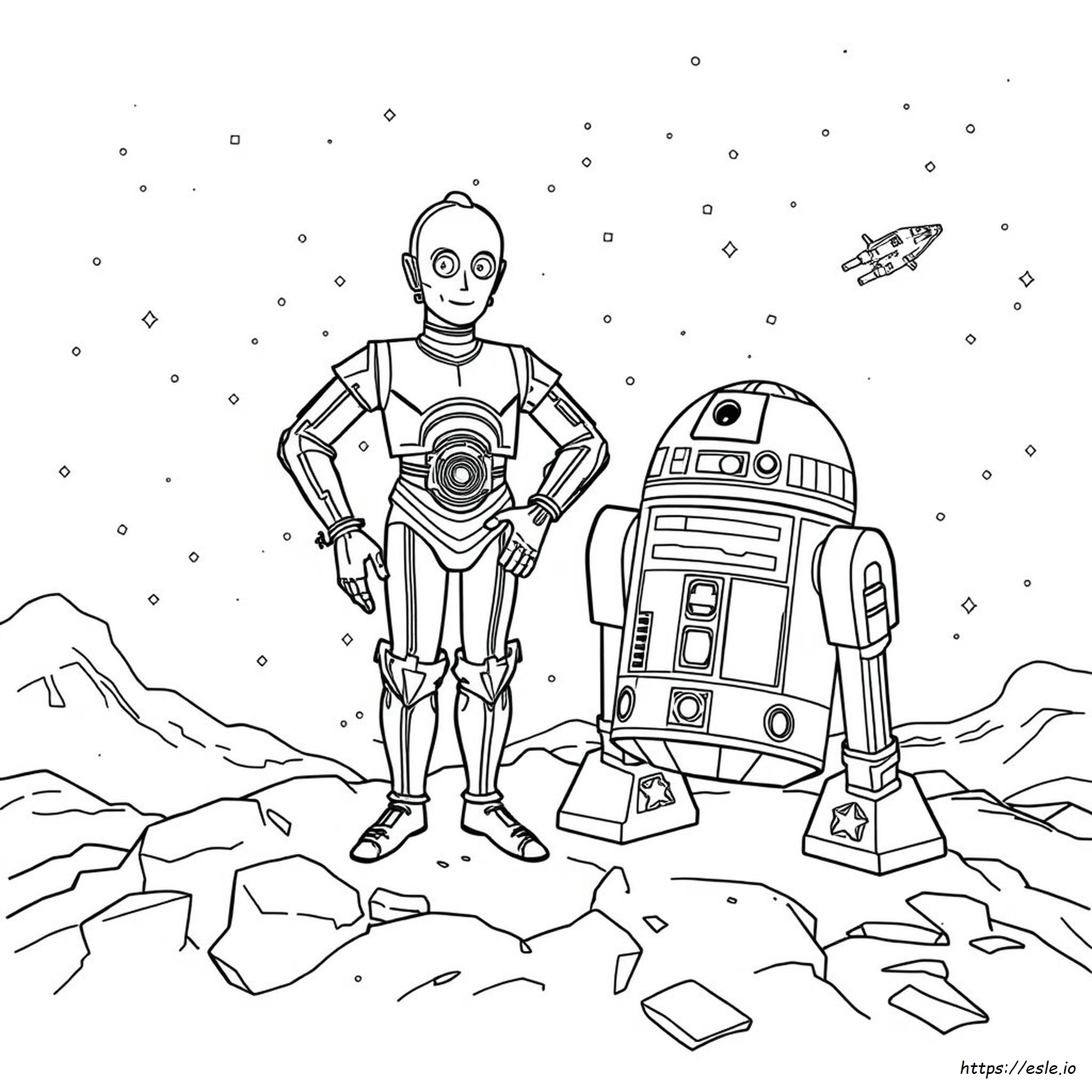 C3po Colouring Pages