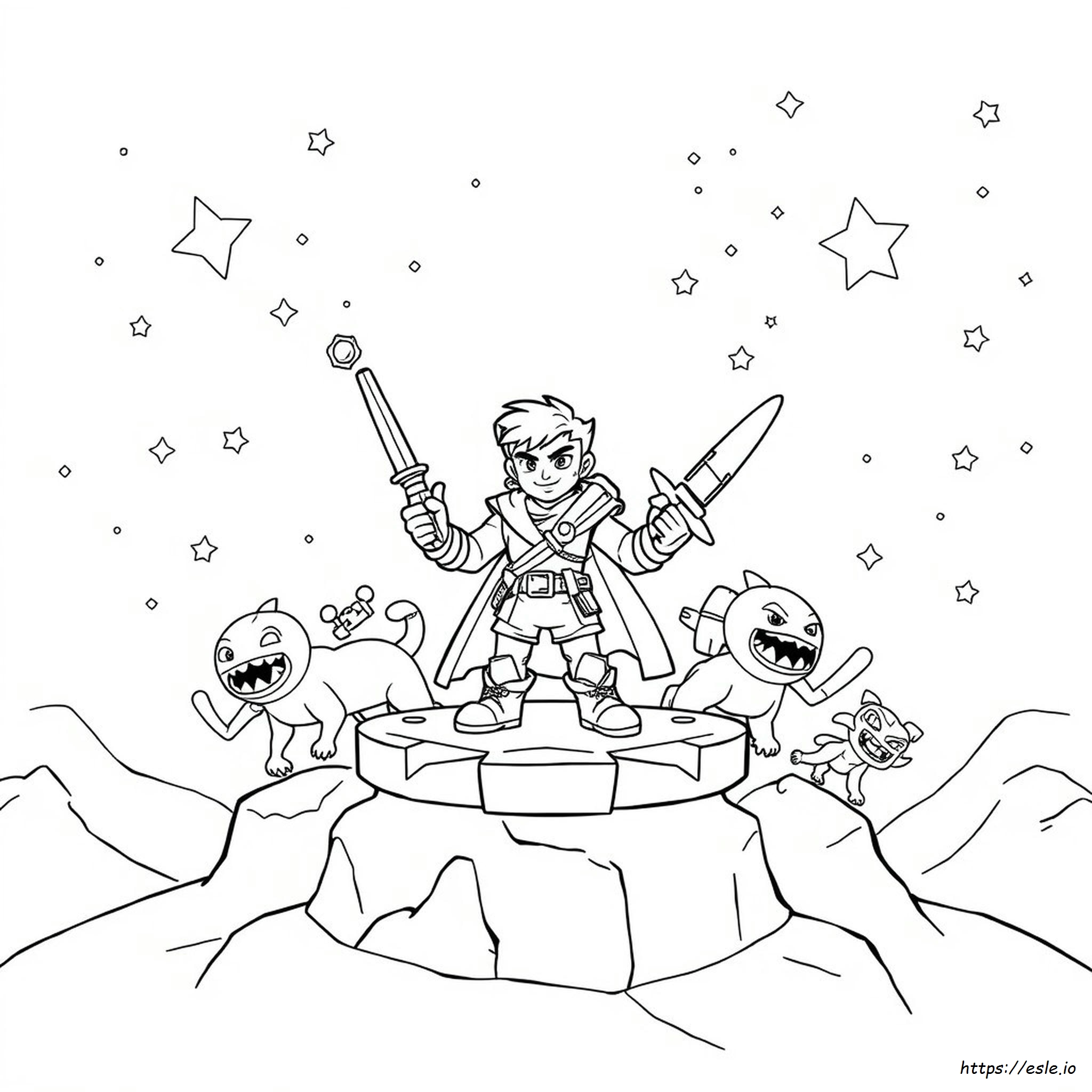 Leon Brawl Stars Colouring Pages