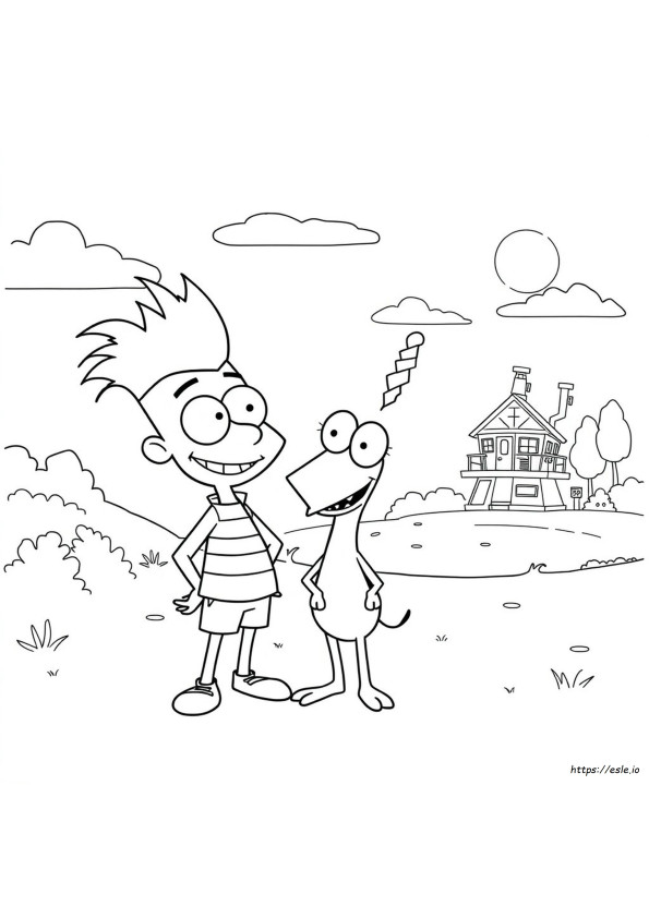 Fineasz I Ferb Kolorowanki