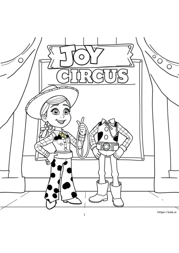 Jessie De Toy Story 3 Para Colorear