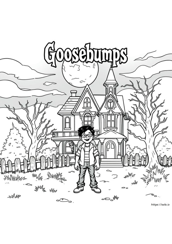 Goosebumps Horrorland Disegni Da Colorare