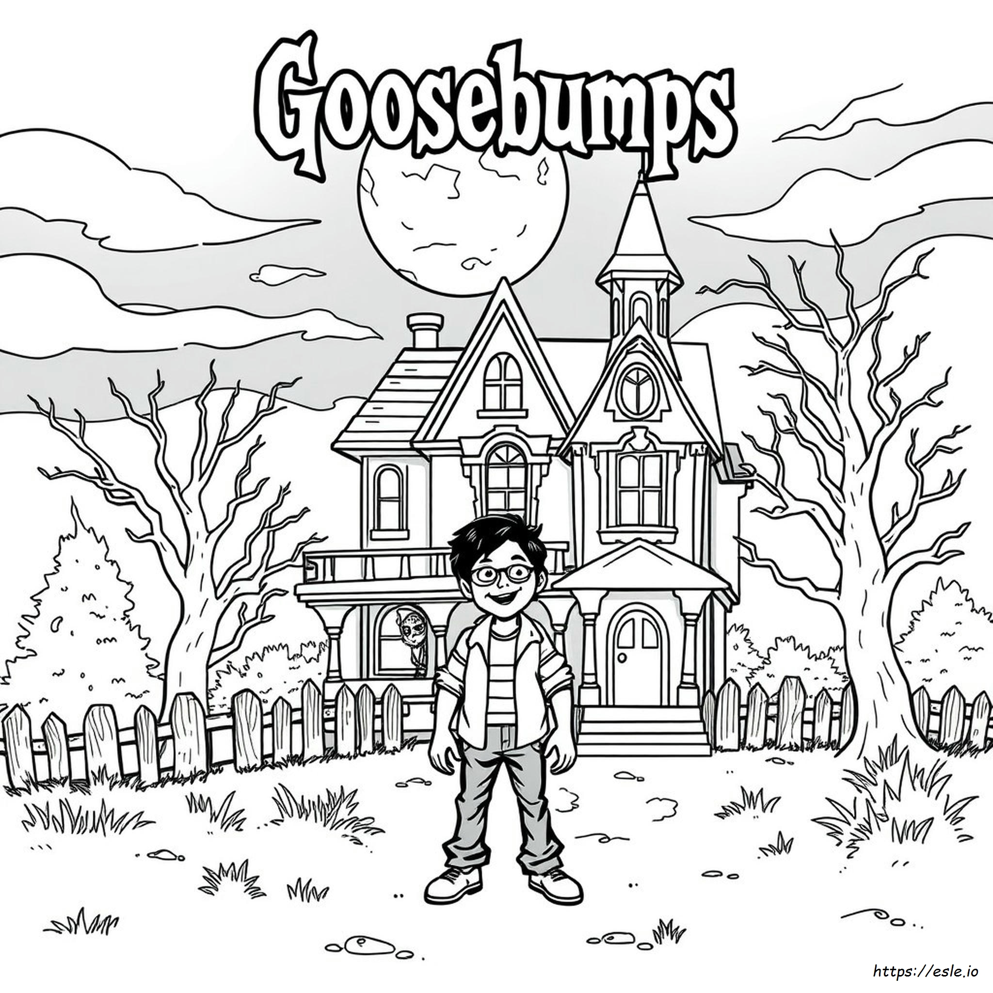 Goosebumps Horrorland Coloring Pages