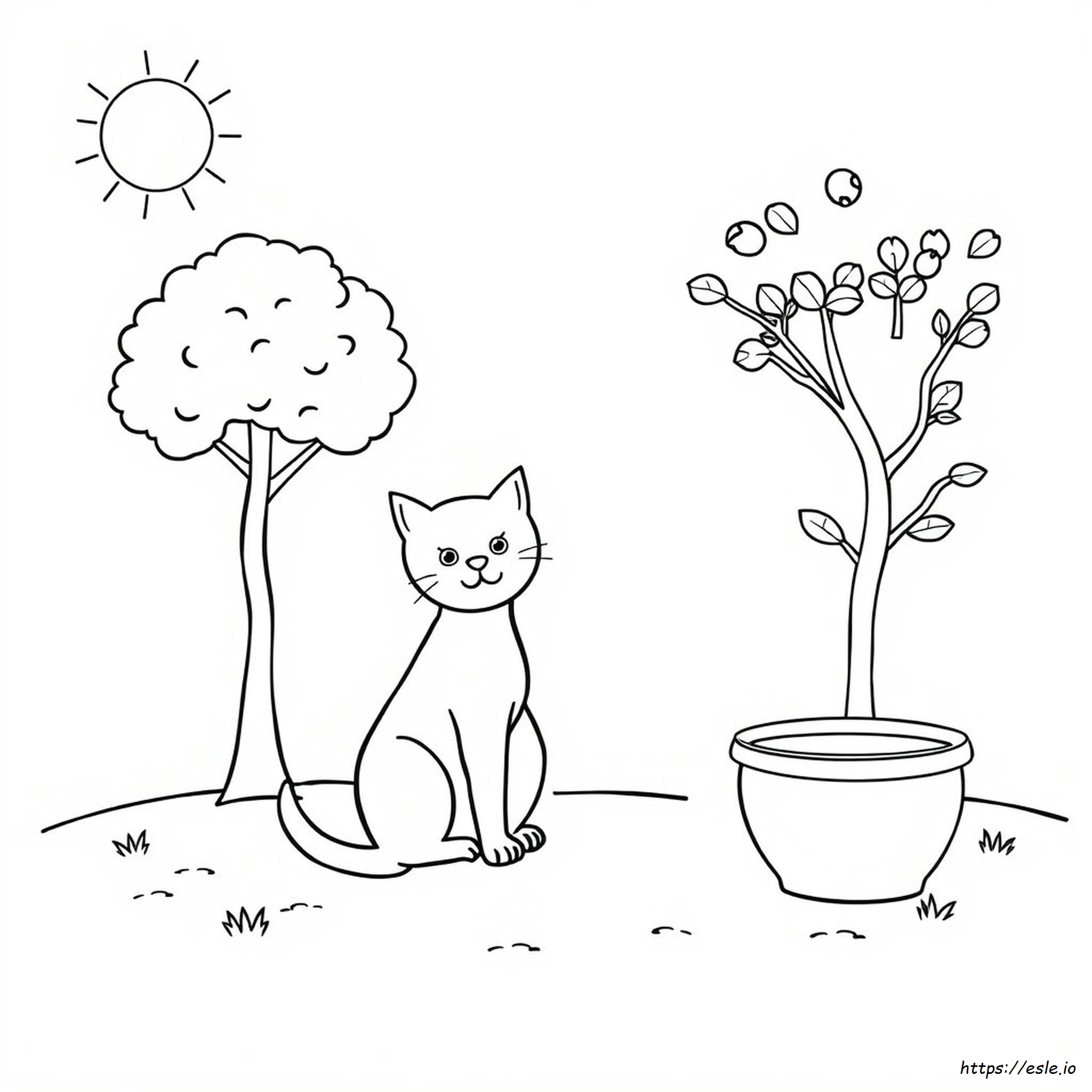 Printable Opposites Coloring Pages