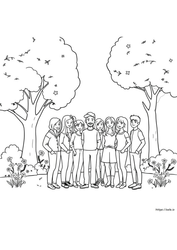 People Pictures To Color