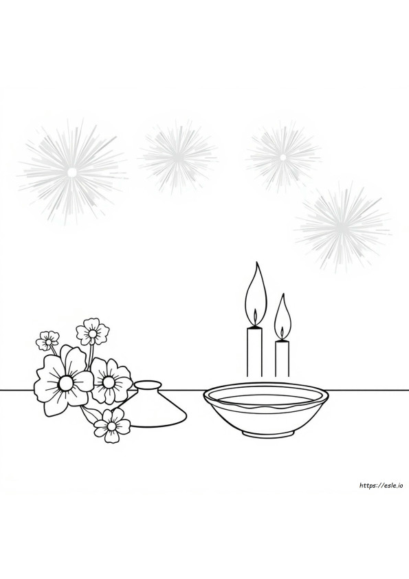 Kolorowanki Szczęśliwego Diwali