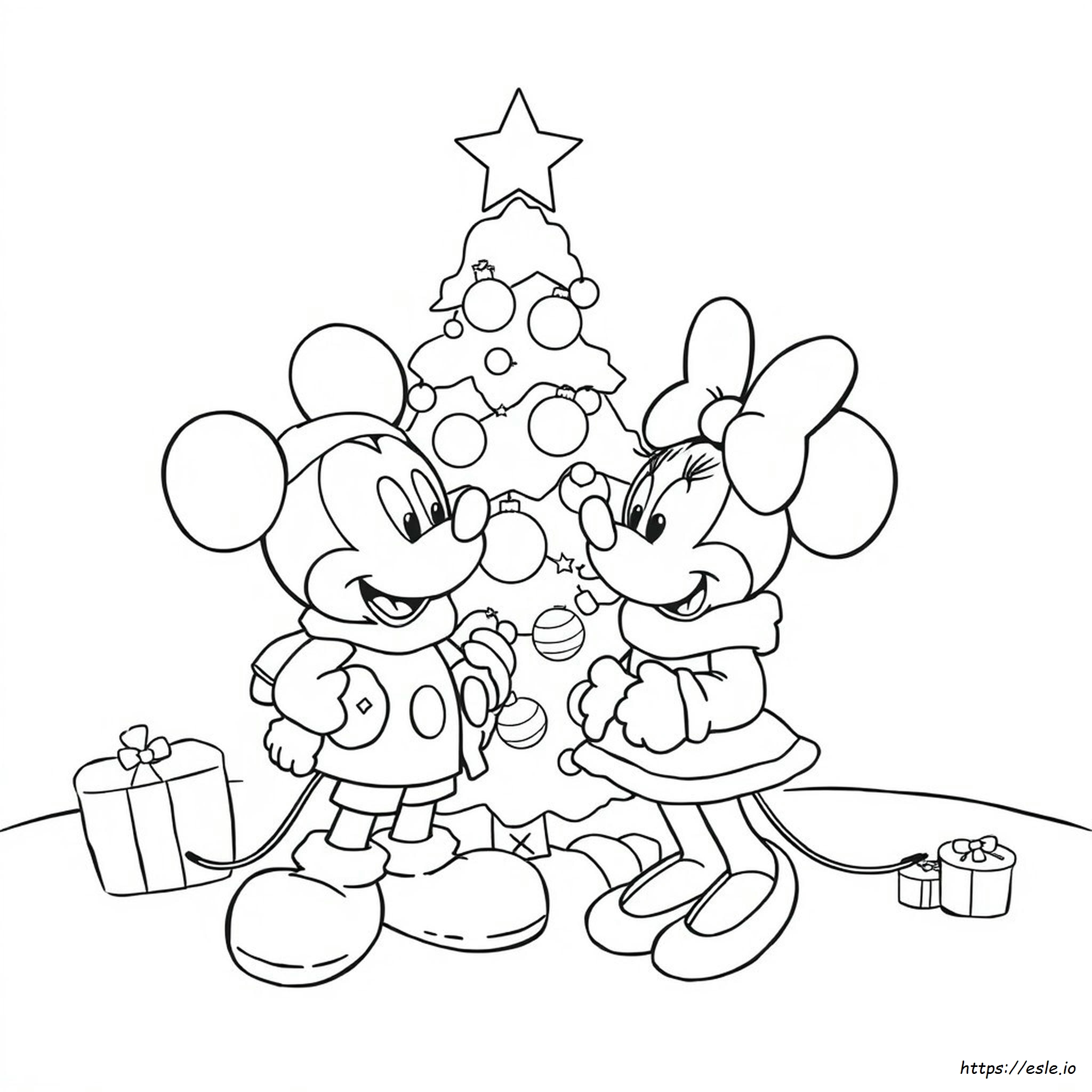 Disney Christmas Coloring Printables