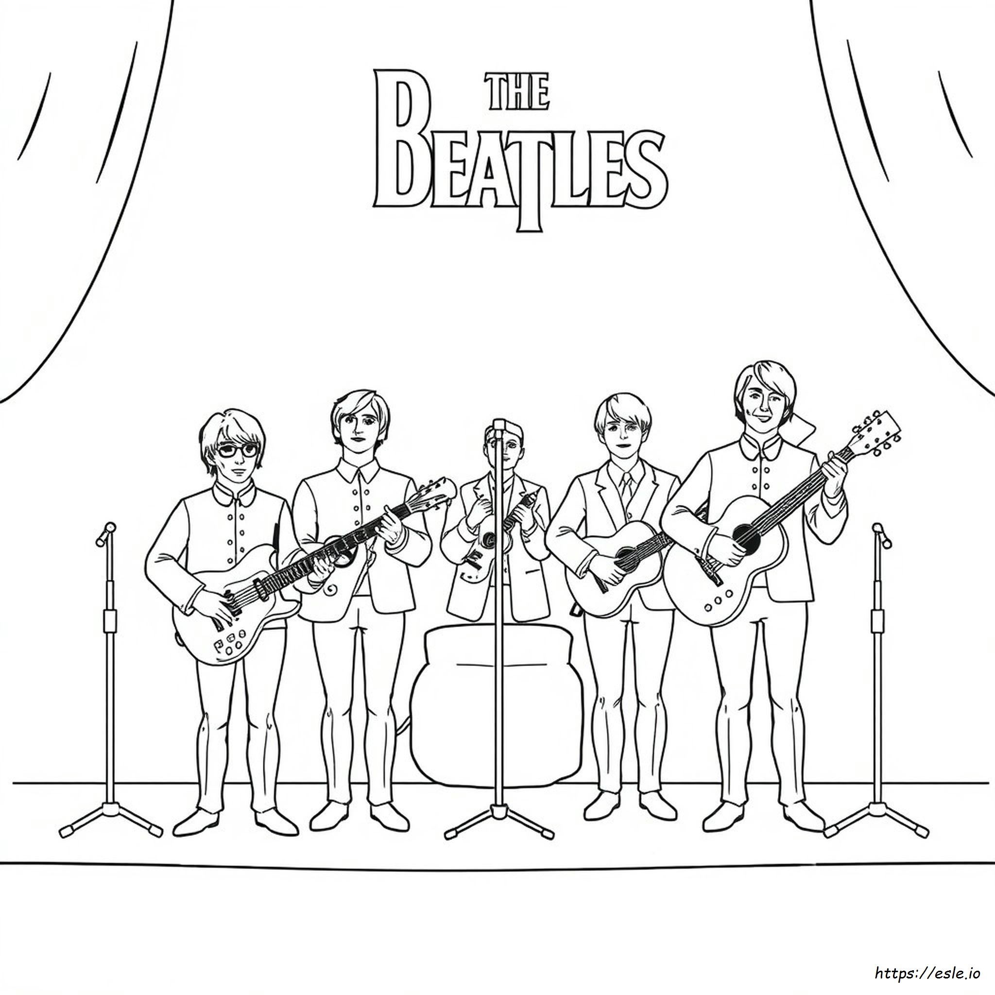 Beatles Coloring Book Pages