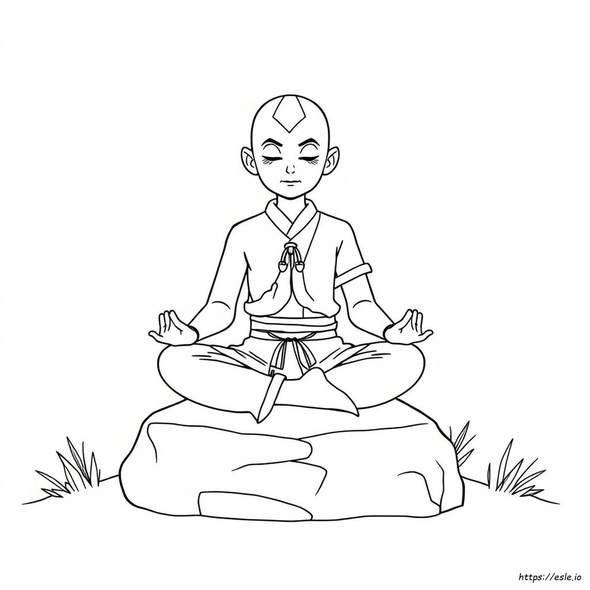 Aang Coloring Pages
