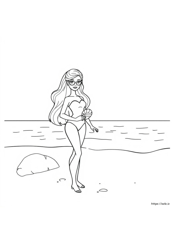 Kolorowanki Barbie Dziewczyna