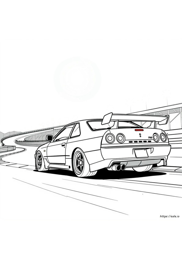 Nissan Skyline Gtr R32 Kolorowanki