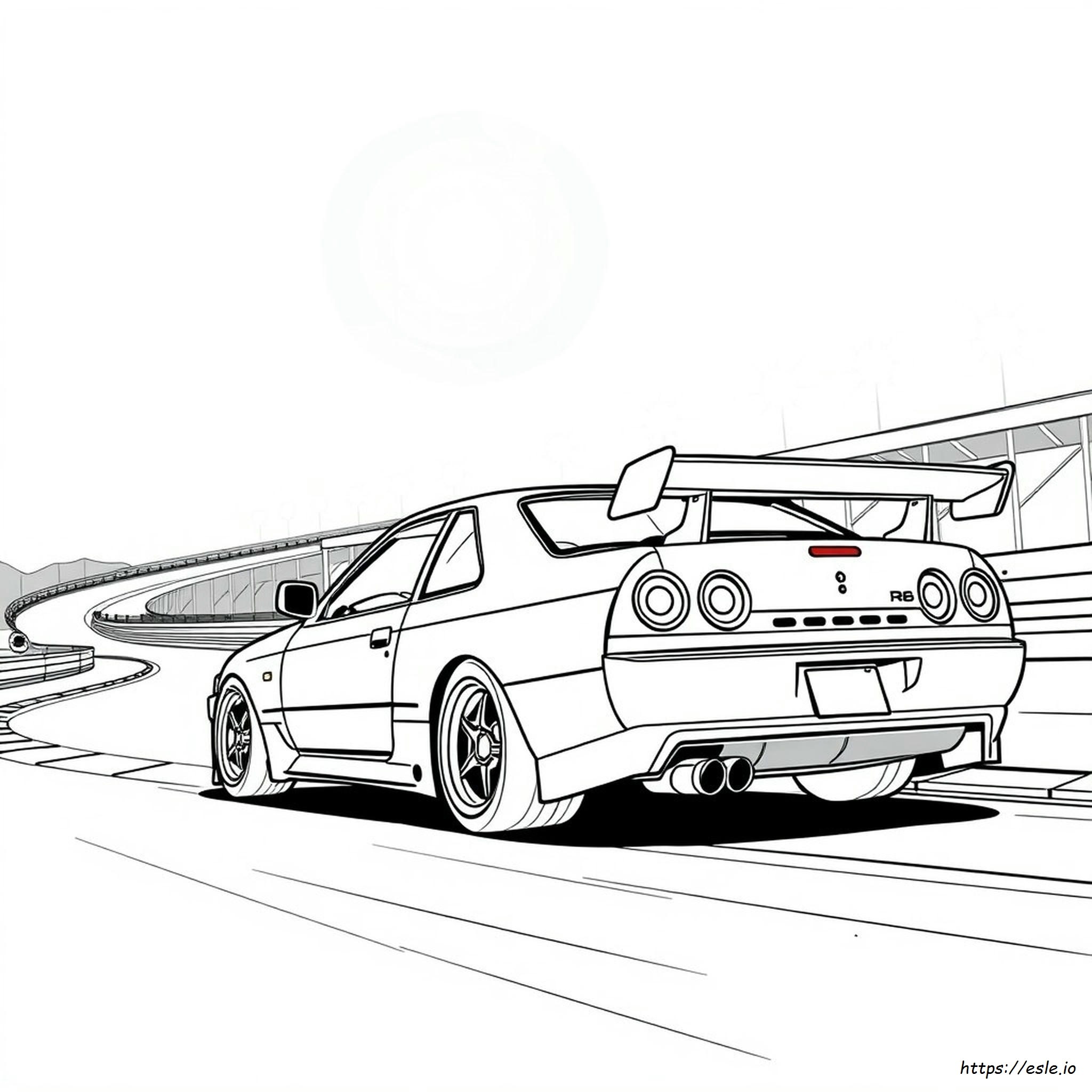 Nissan Skyline Gtr R32 Coloring Pages
