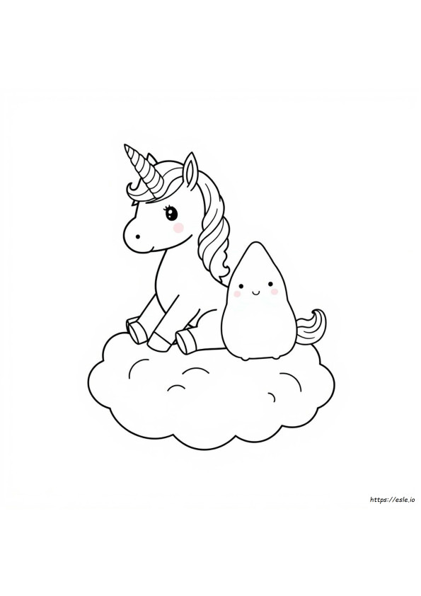 Kolorowanki Squishmallow Z Jednorożcem