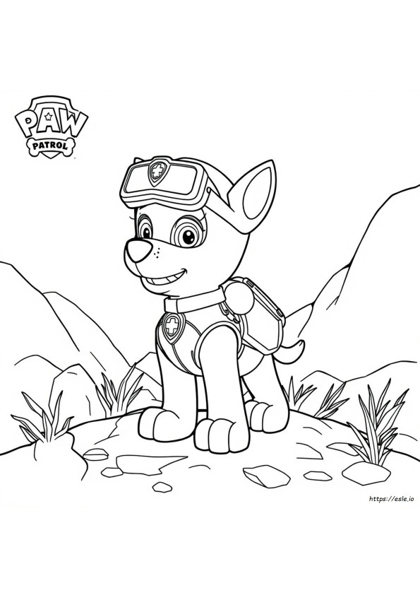 Kolorowanki Do Druku Psi Patrol Tracker