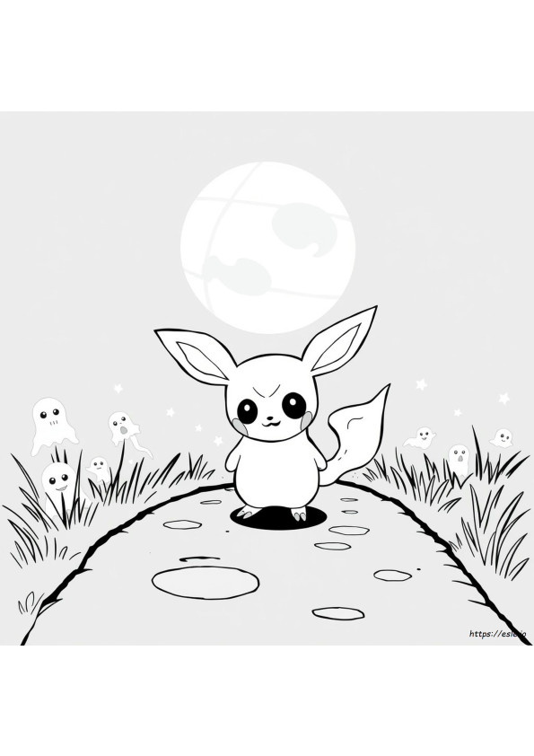 Mimikyu Kolorowanka Do Druku