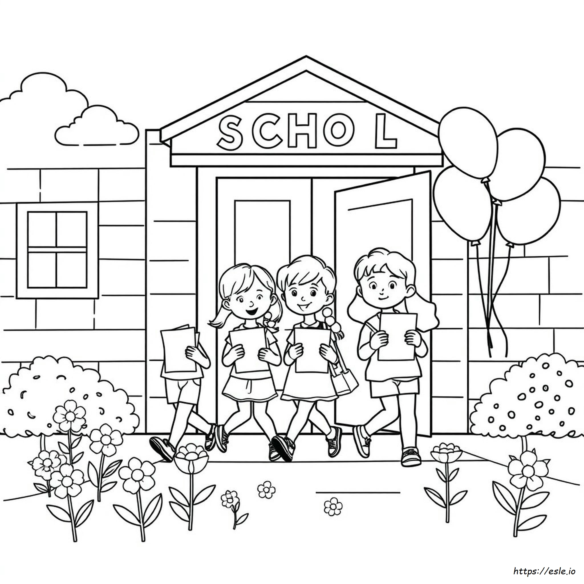 End Of School Coloring Pages Free Printable
