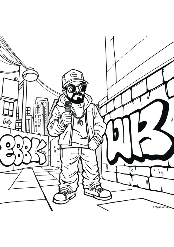 Kolorowanki Gangsta Rap