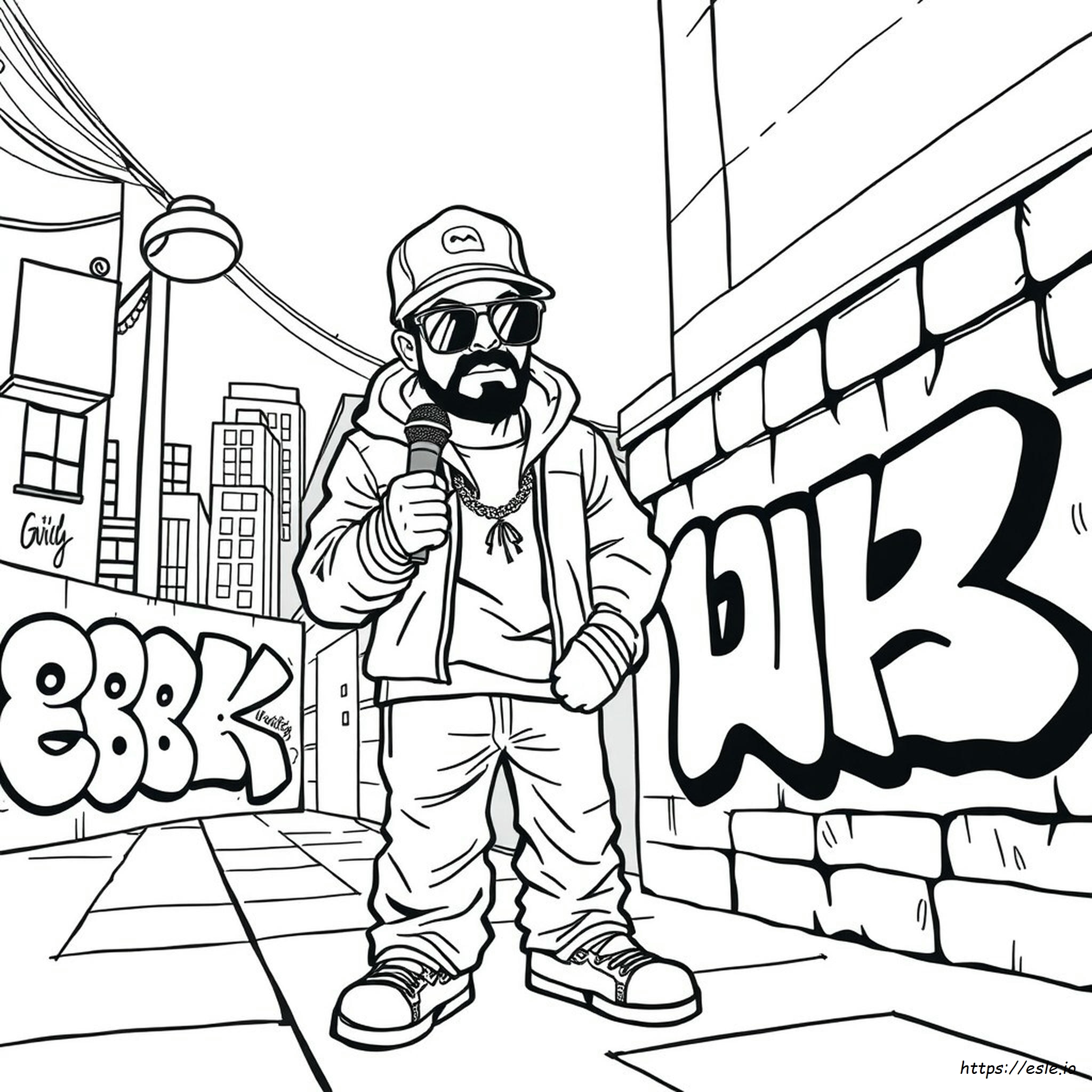 Gangsta Rap Coloring Pages