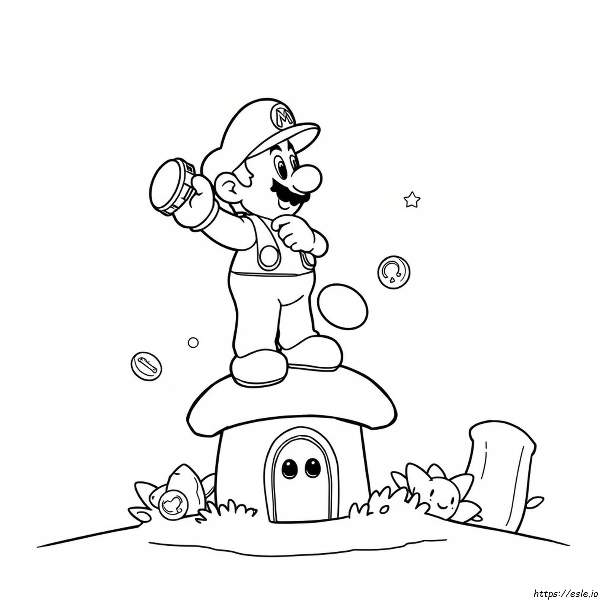 Coloring Super Personajes Mario Bros Para Colorear