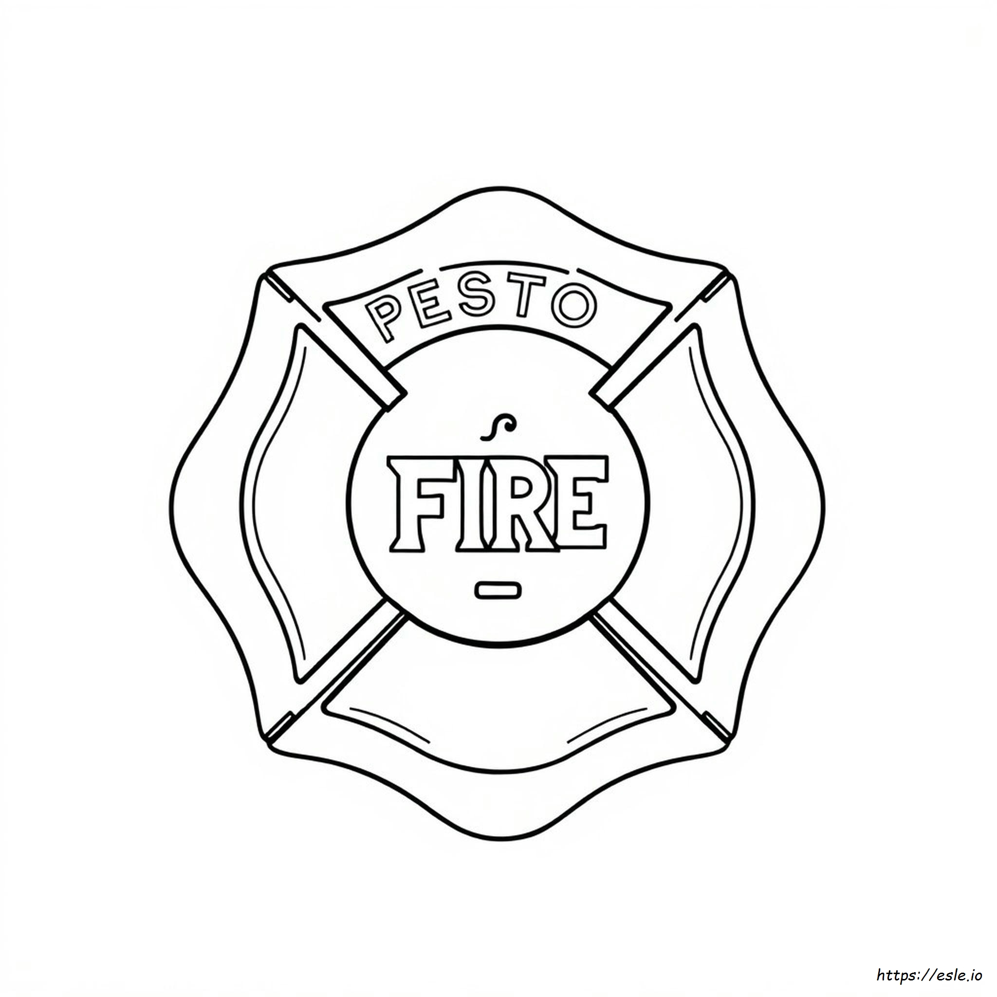 Printable Preston Fire Logo Coloring Pages