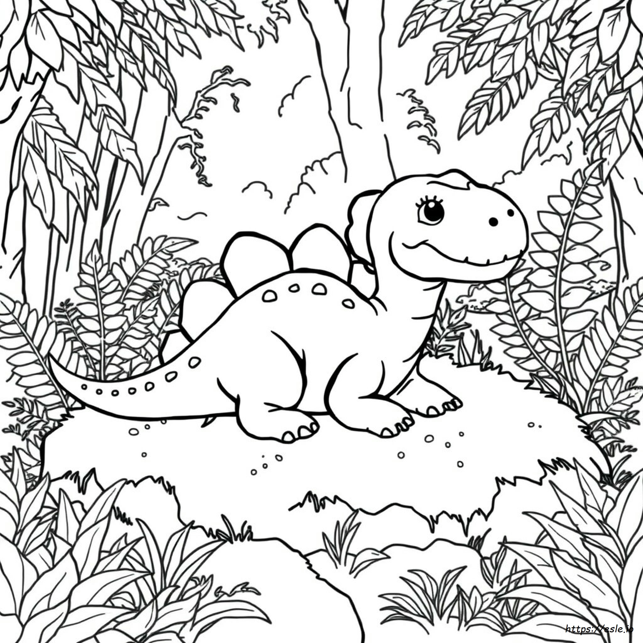 Baby Dinosaur Coloring Pages