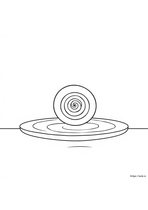 スパイラルアート塗り絵