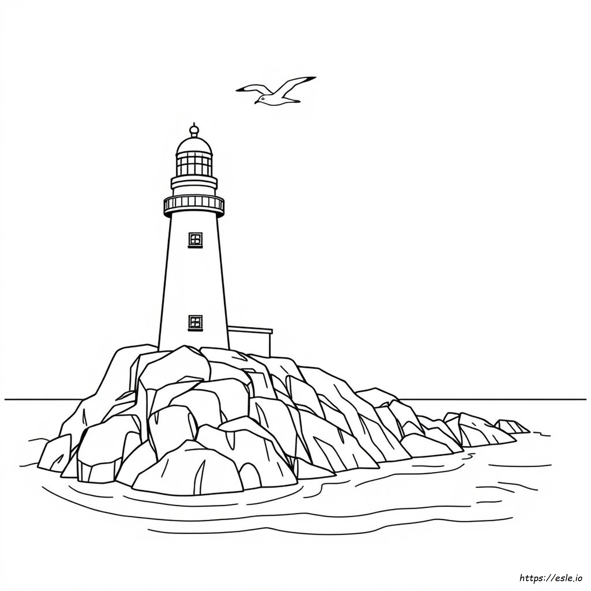 Lighthouse Coloring Book Pages