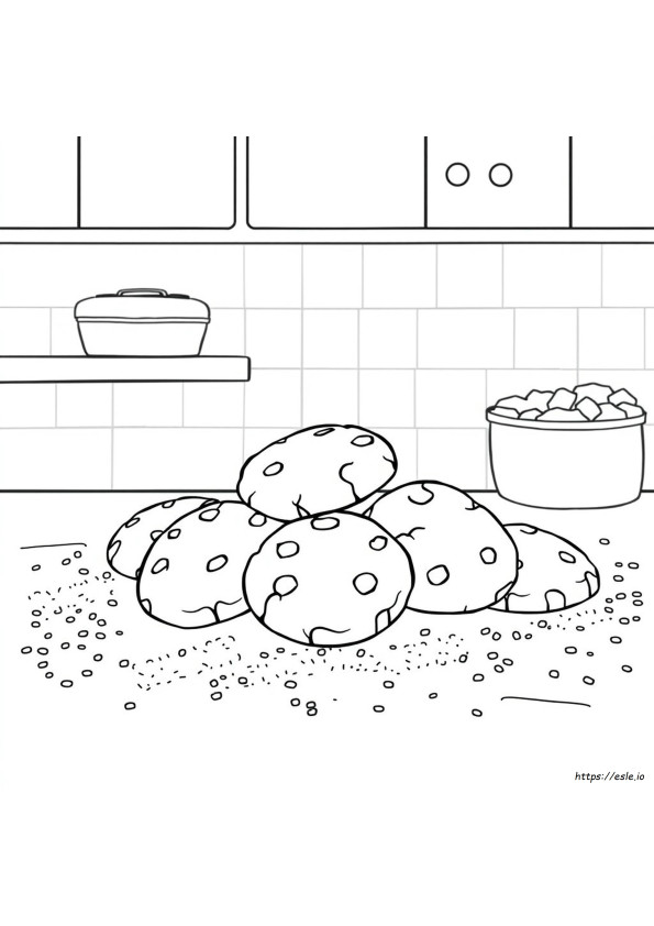 Coloriage Biscuits