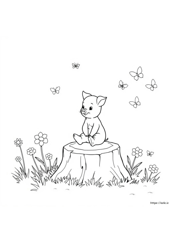 Piglet Colouring