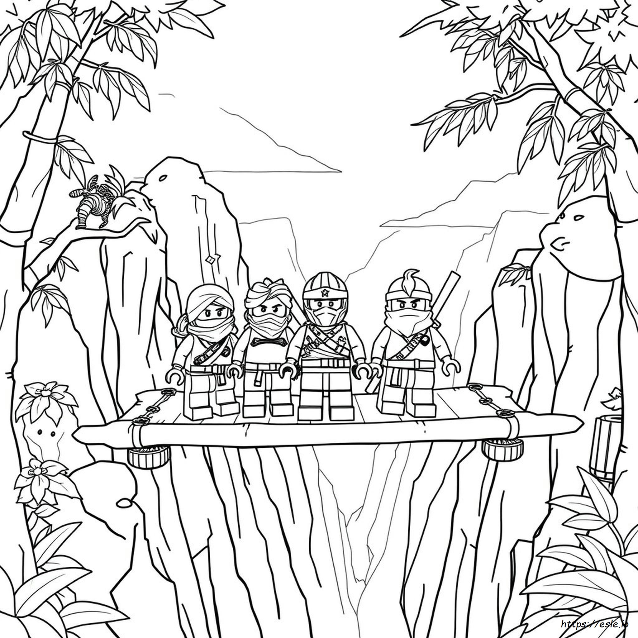 Ninjago Coloring Book Pages
