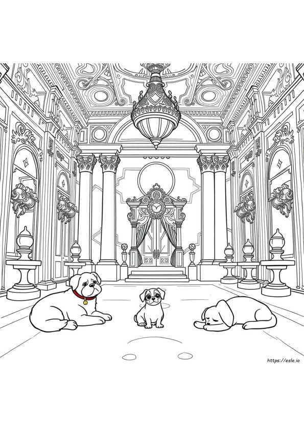 Palace Pets Da Colorare Gratis