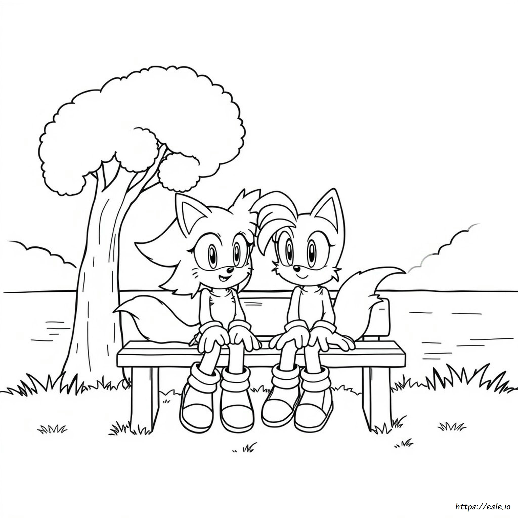 Süße Amy Sonic Ausmalbilder