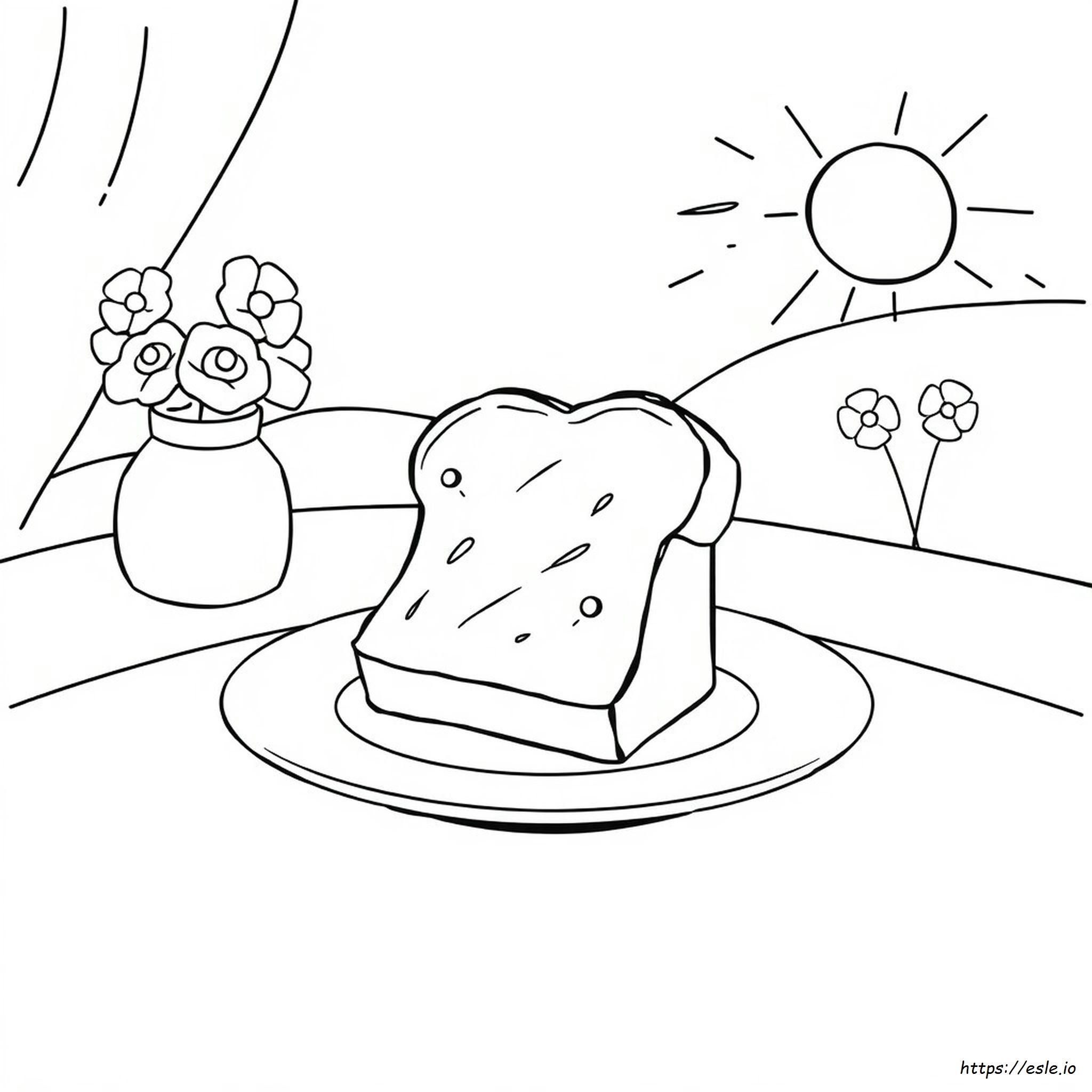 Toast Da Colorare