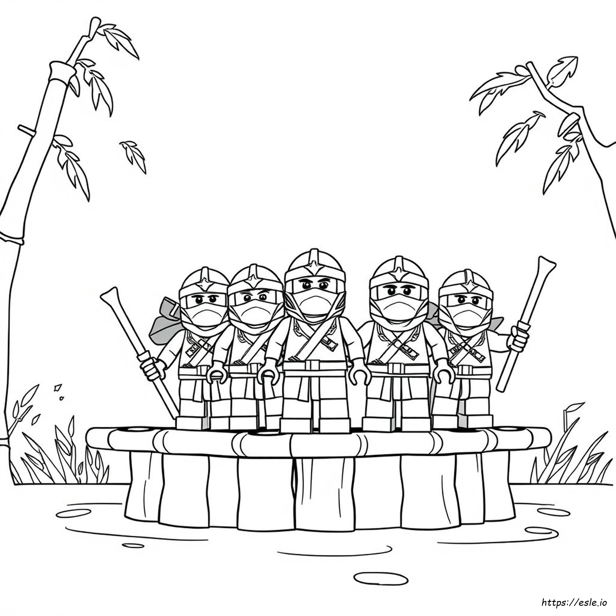 Ninjago Colouring Picture