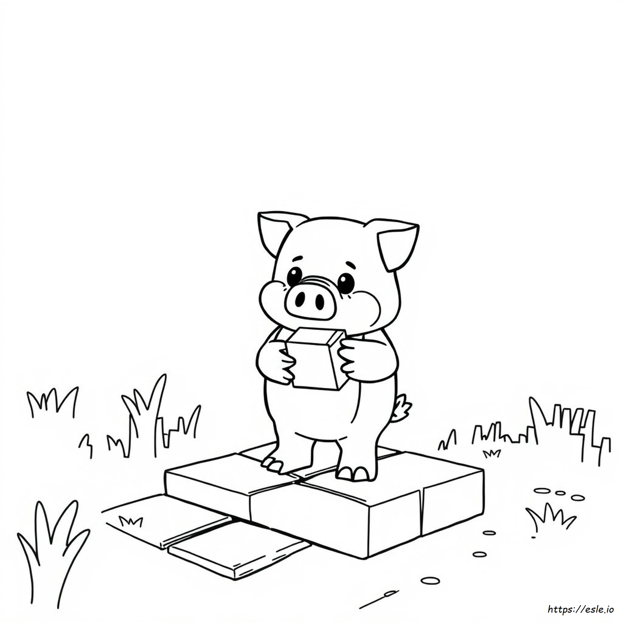 Minecraft Piglin Coloring Pages