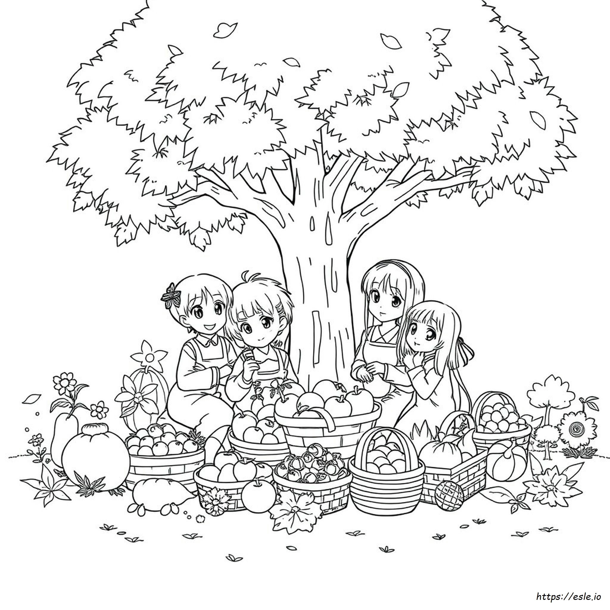 Anime Coloring Pages Fruits Basket