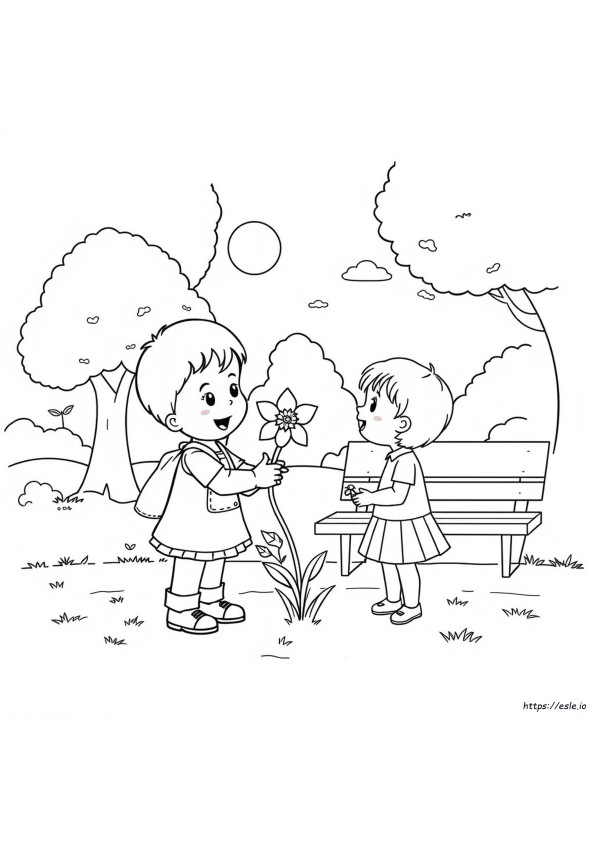 Gambar Mewarnai Menunjukkan Kebaikan