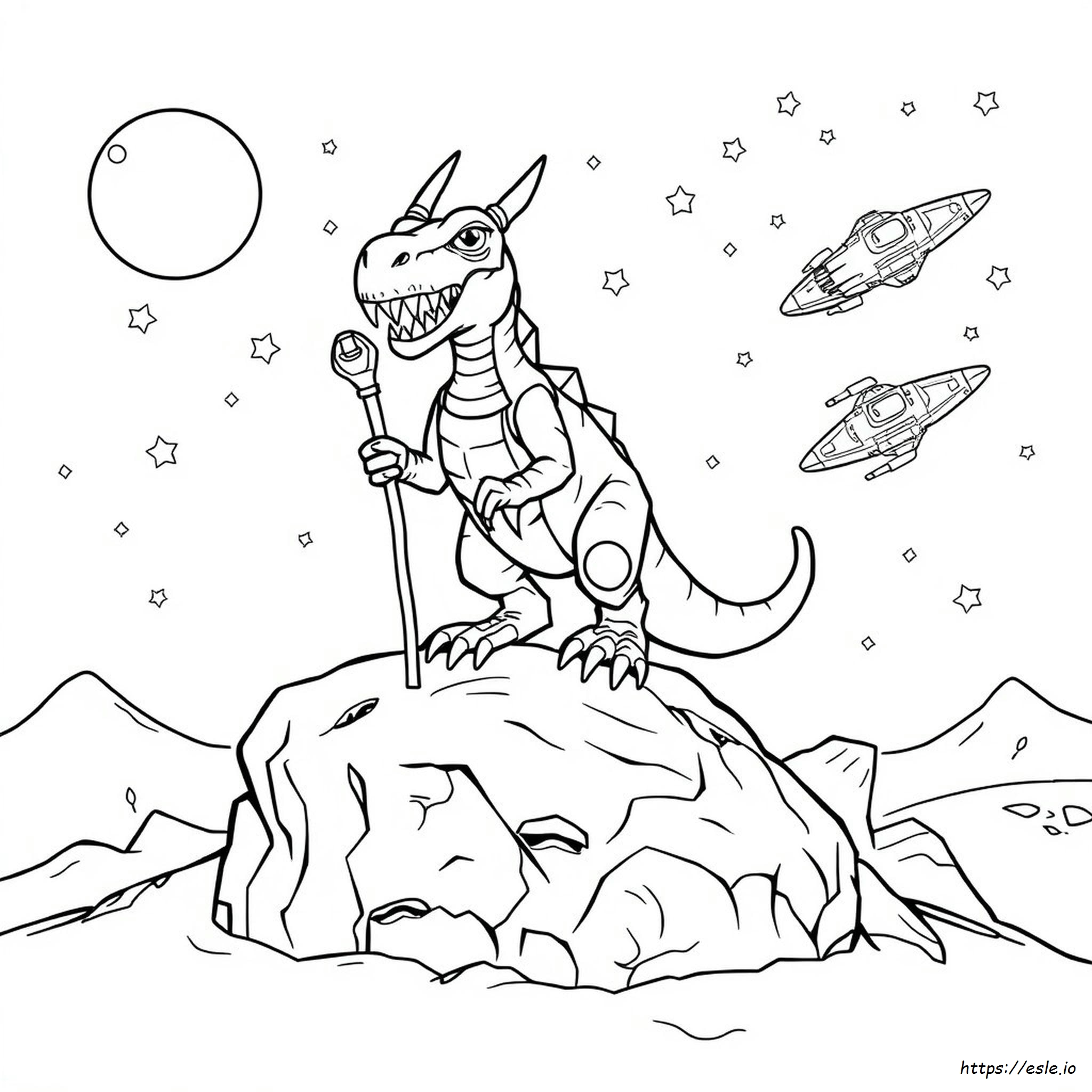 Scorpius Rex Colouring Pages